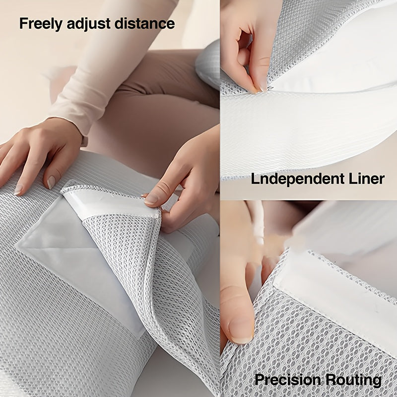 Justerbar graviditetspute | Ergonomisk støtte for side- og magesovere