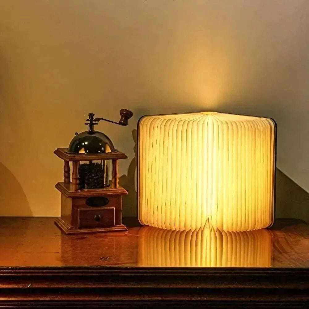 Lumibook bordlampe | 360° sammenleggbar oppladbar lampe