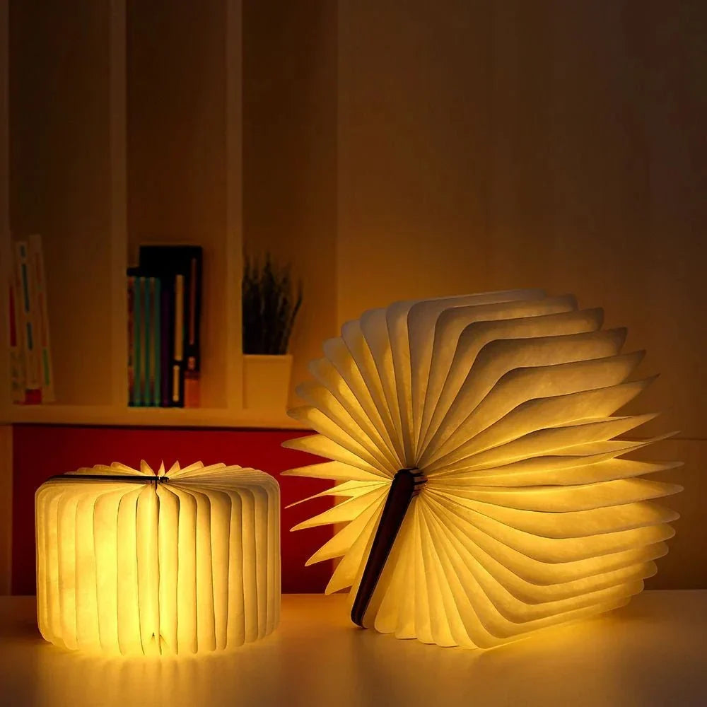 Lumibook bordlampe | 360° sammenleggbar oppladbar lampe