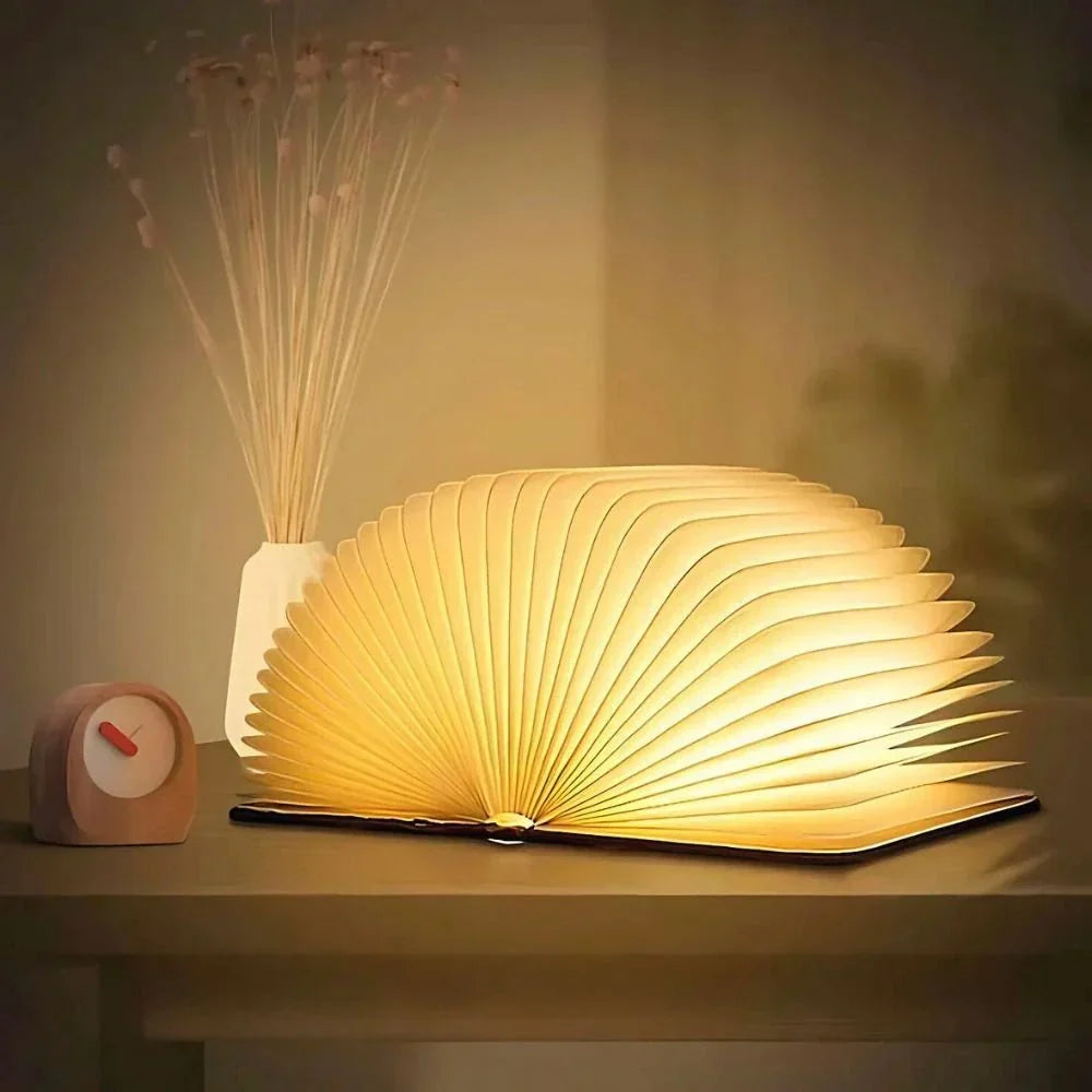Lumibook bordlampe | 360° sammenleggbar oppladbar lampe