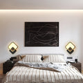 Moderne kvadratisk LED-vegglampe | Minimalistisk geometrisk armatur