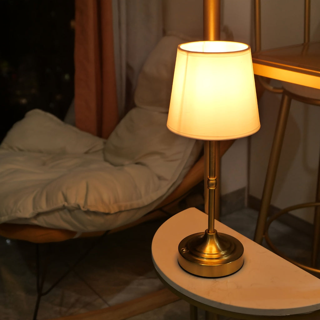 Dimbar ledningsfri bordlampe | USB-oppladbar