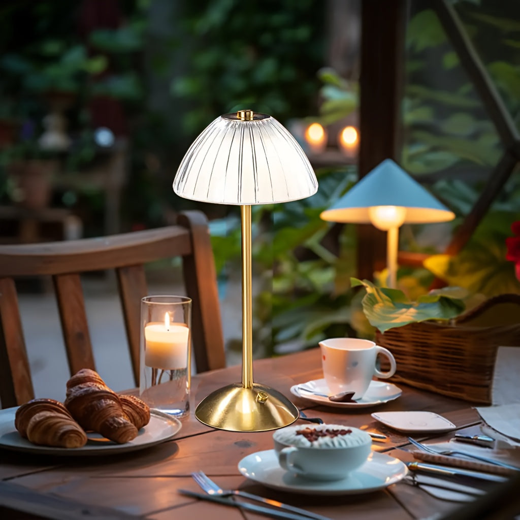 Golden Touch bordlampe | USB-oppladbar