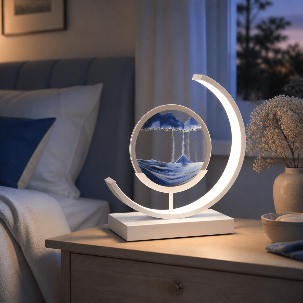 Dimbar tradlos bordlampe