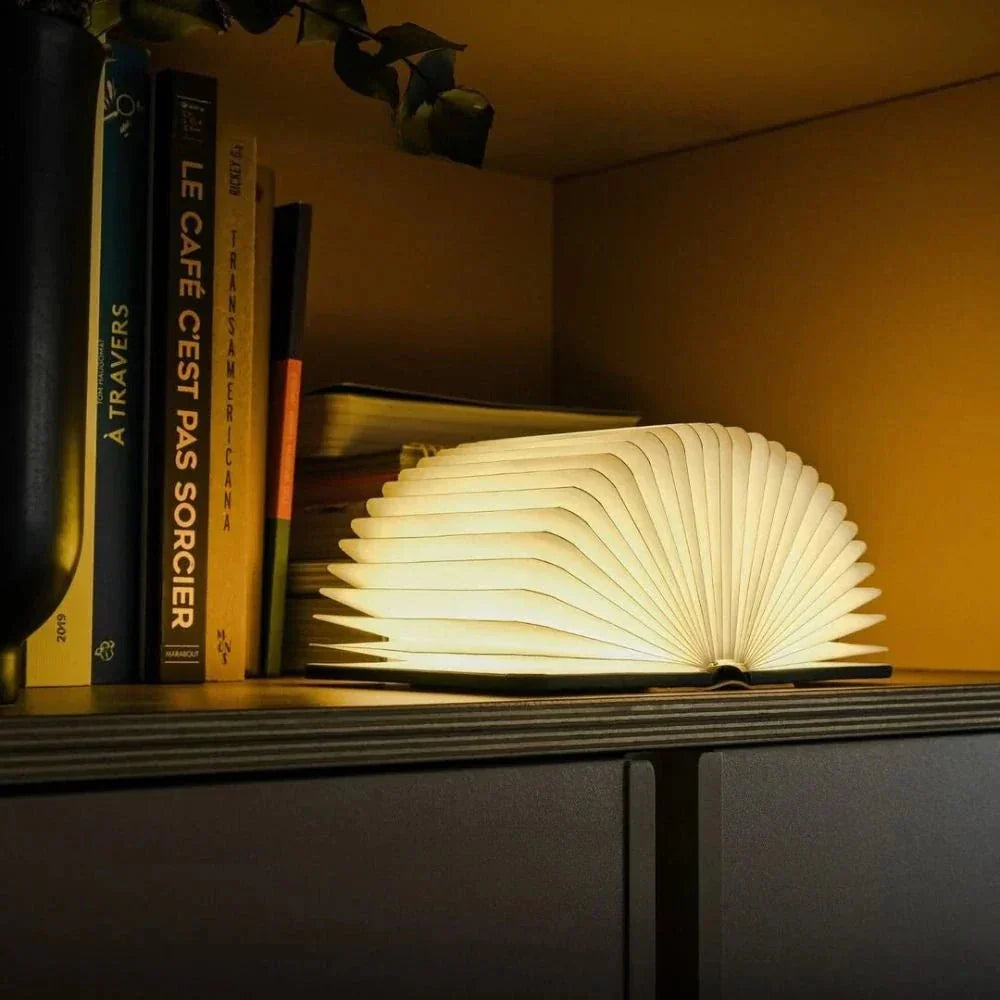 Lumibook bordlampe | 360° sammenleggbar oppladbar lampe
