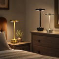 Bordlampe med lysvarmer