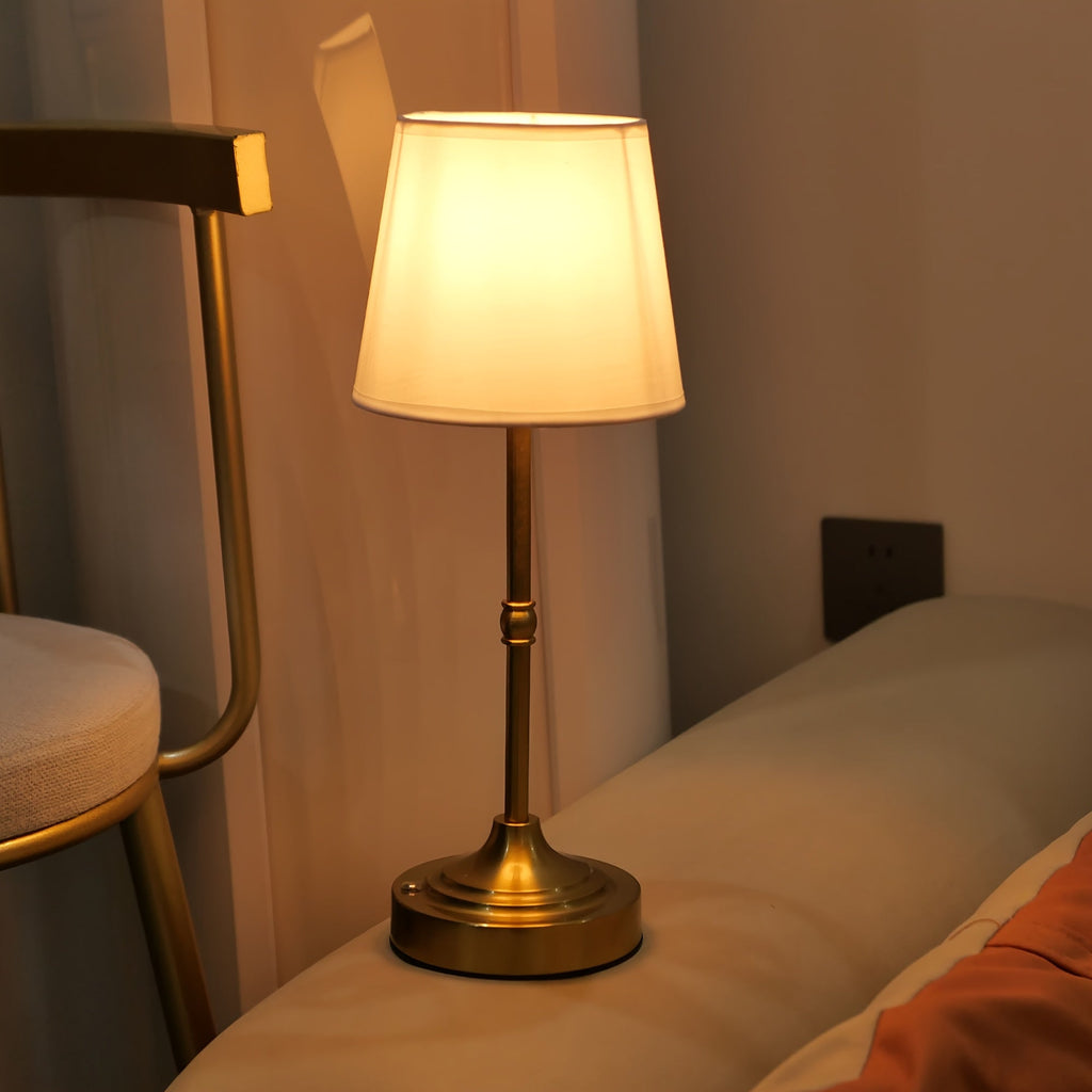 Dimbar ledningsfri bordlampe | USB-oppladbar