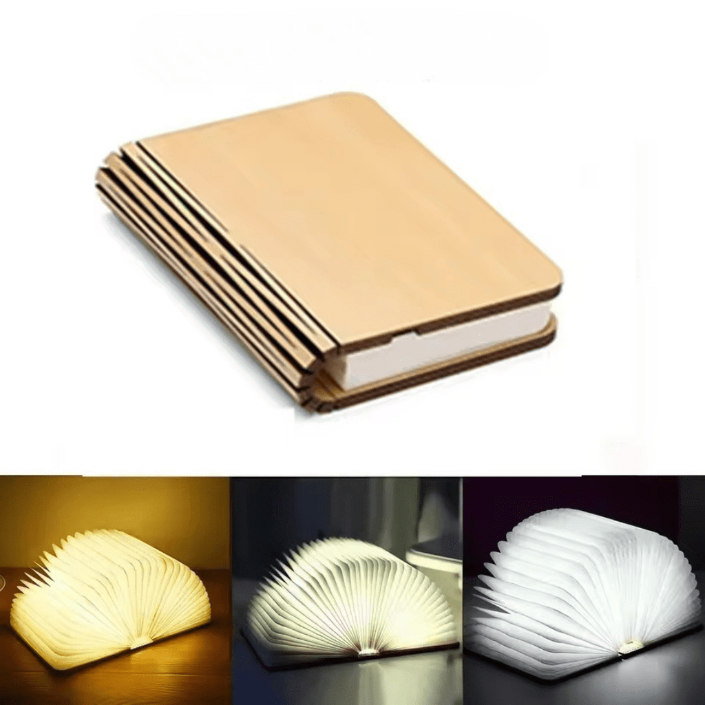 Lumibook bordlampe | 360° sammenleggbar oppladbar lampe
