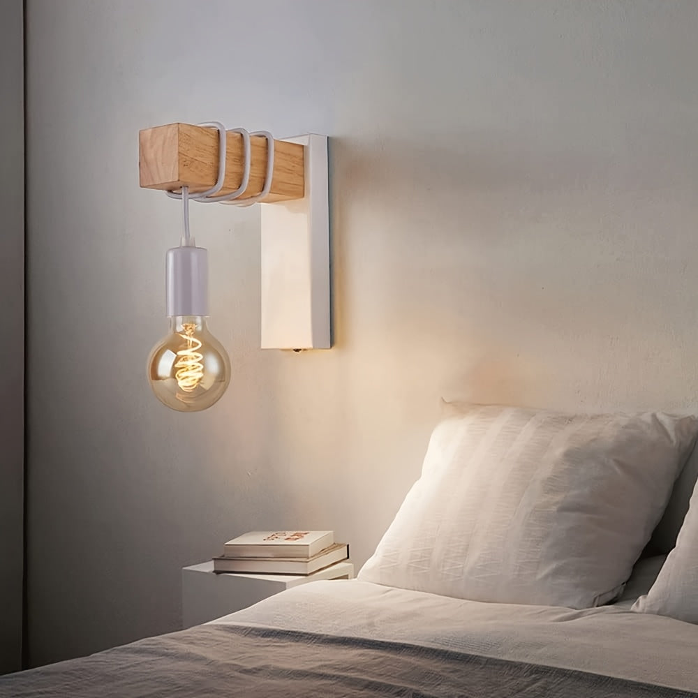 Moderne industriell vegglampe | E27-sokkel og metallfinish