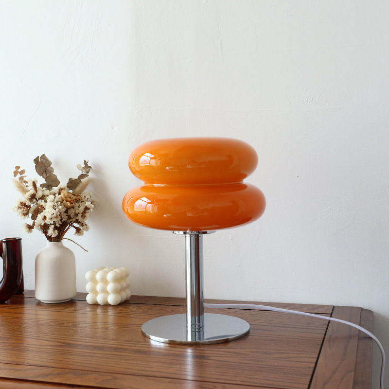 Italiensk designer glassbordlampe | Moderne retro stemningslys