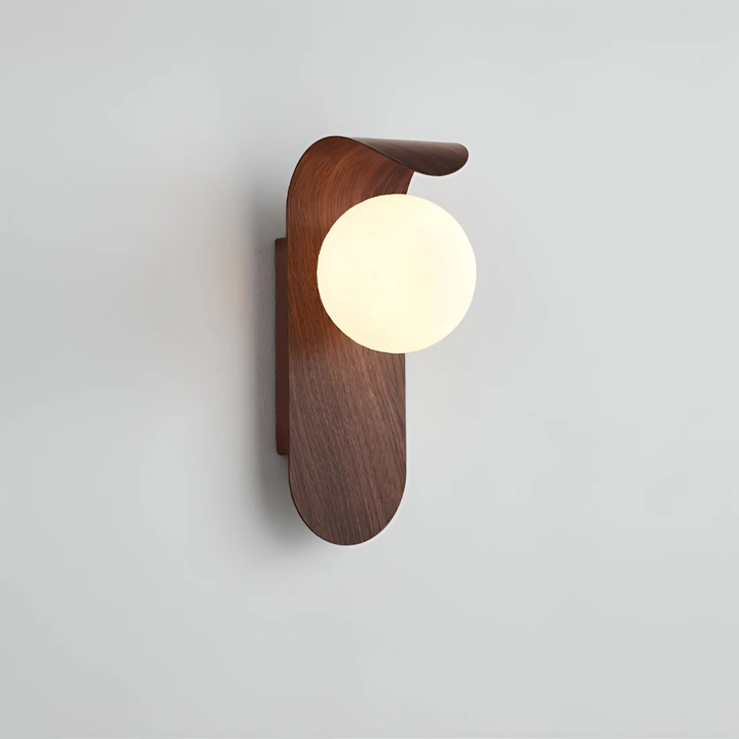 Icar skandinavisk LED-vegglampe | Minimalistisk design i tre