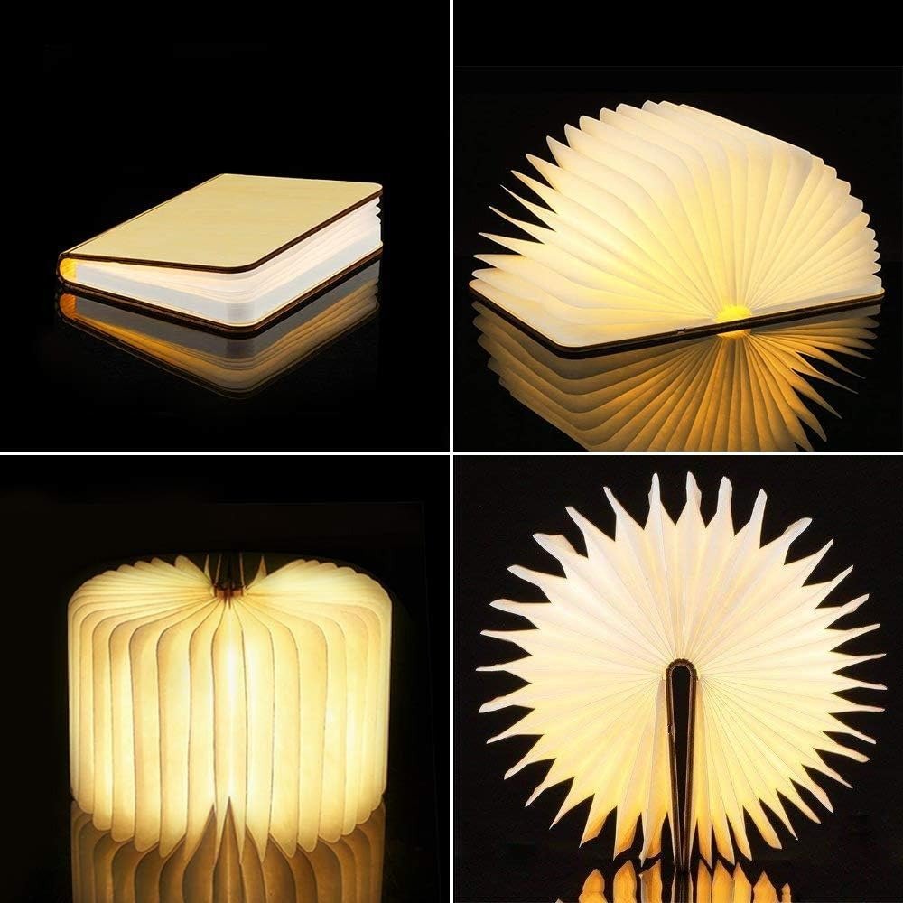 Lumibook bordlampe | 360° sammenleggbar oppladbar lampe