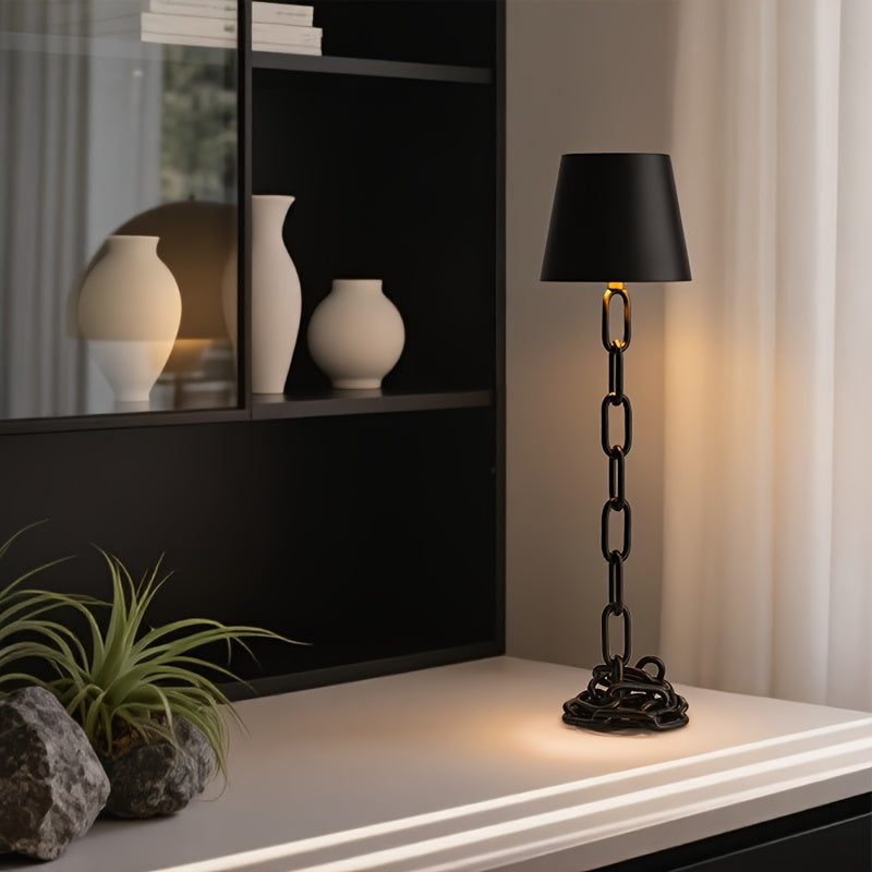 Moderne lenkedesign bordlampe | Oppladbar berøringsstyrt LED-lampe