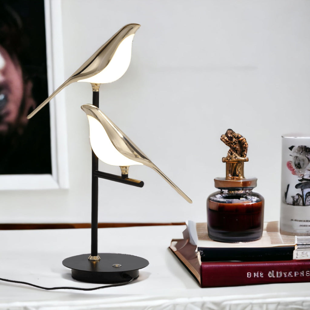 Golden Birdlight vegglampe | Moderne nordisk LED-vegglampe