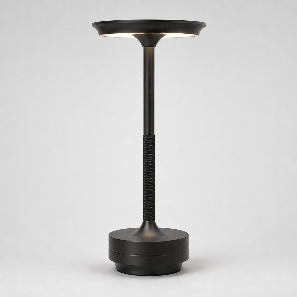 Dimbar trådløs bordlampe | Moderne metalldesign