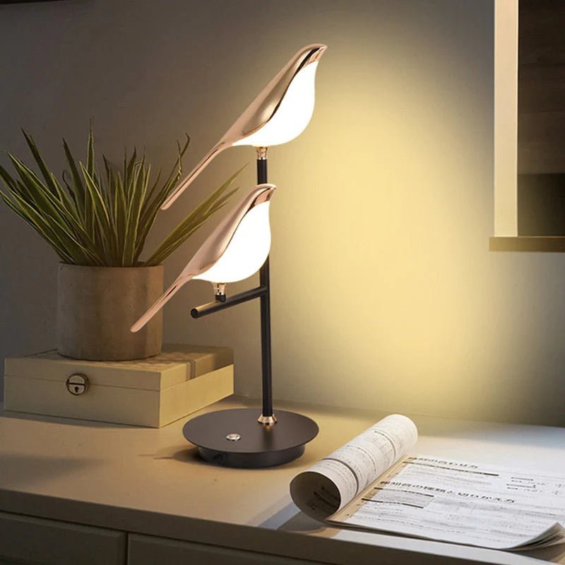 Golden Birdlight vegglampe | Moderne nordisk LED-vegglampe