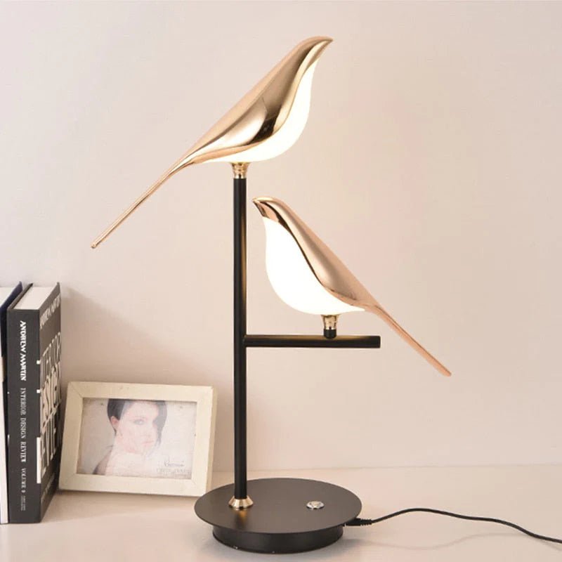 Golden Birdlight vegglampe | Moderne nordisk LED-vegglampe