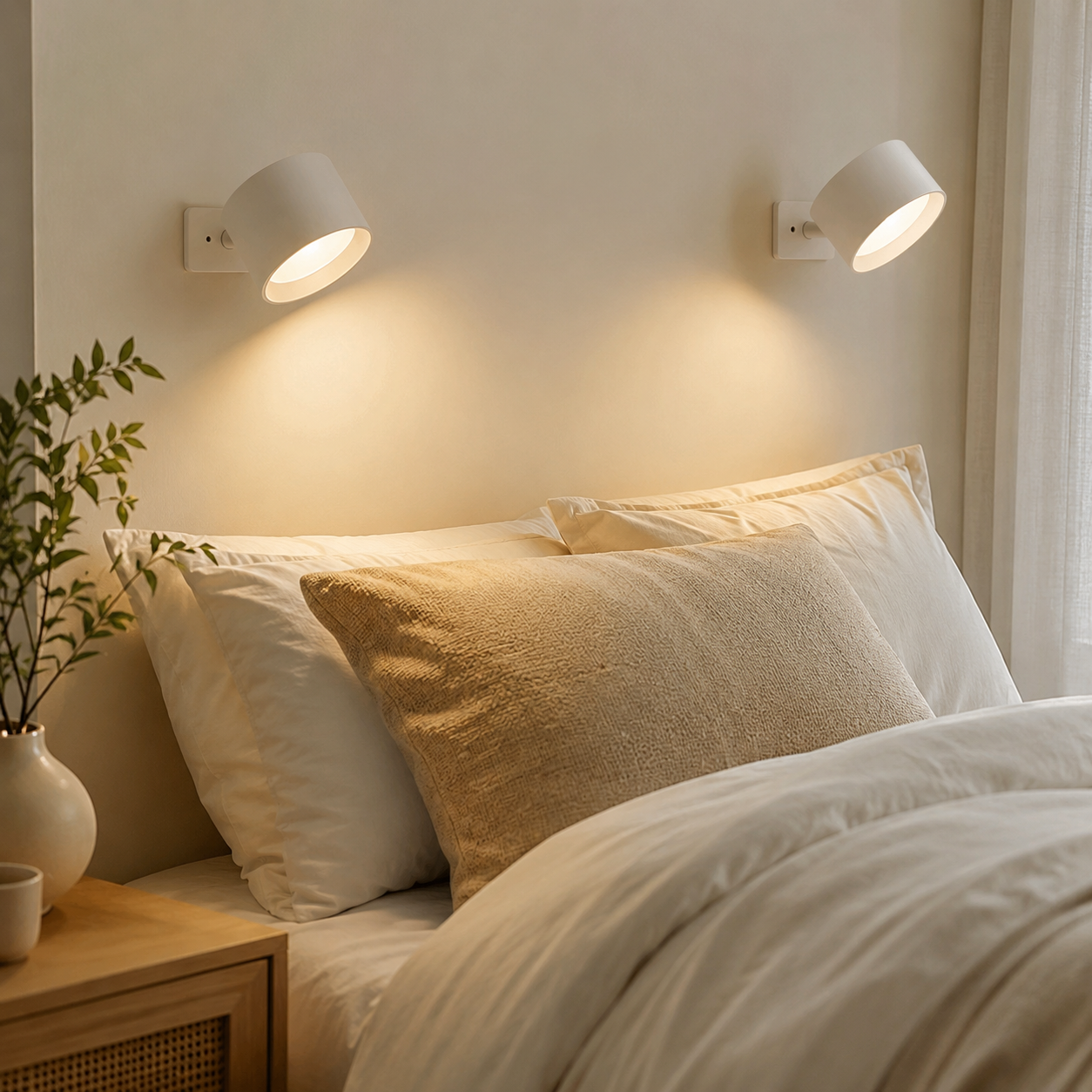 Magnetisk oppladbar vegglampe | Justerbar trådløs design