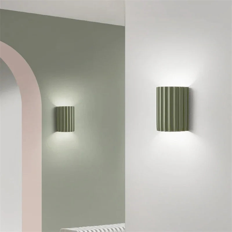 Nordisk moderne resin-vegglampe | Stilig innendørs vegglys