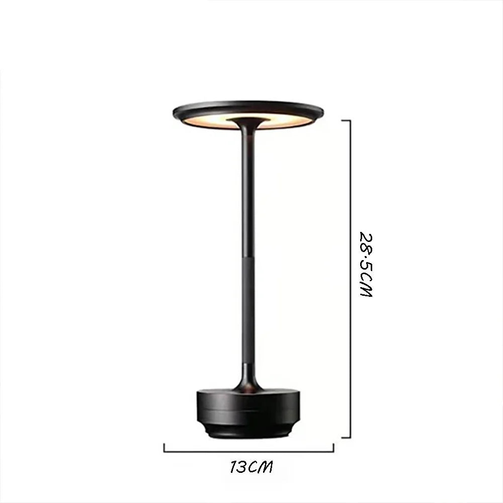Oppladbar berøringslampe | Dimbar LED-bordlampe