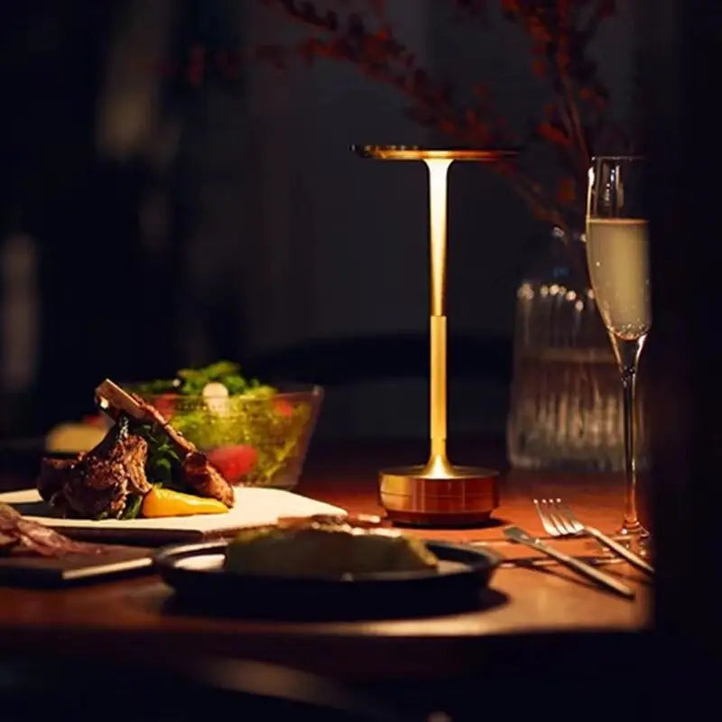 Oppladbar berøringslampe | Dimbar LED-bordlampe
