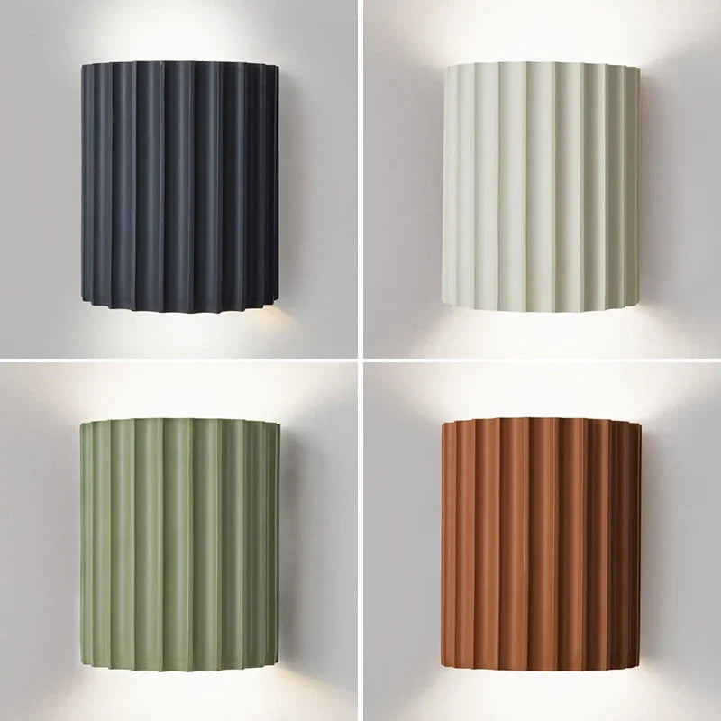 Nordisk moderne resin-vegglampe | Stilig innendørs vegglys