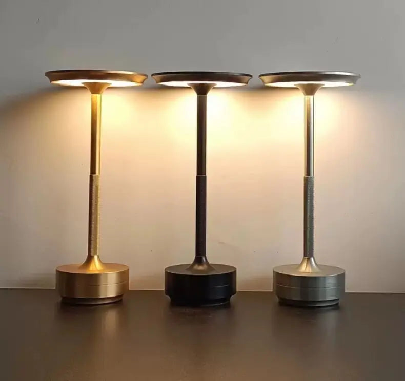 Oppladbar berøringslampe | Dimbar LED-bordlampe