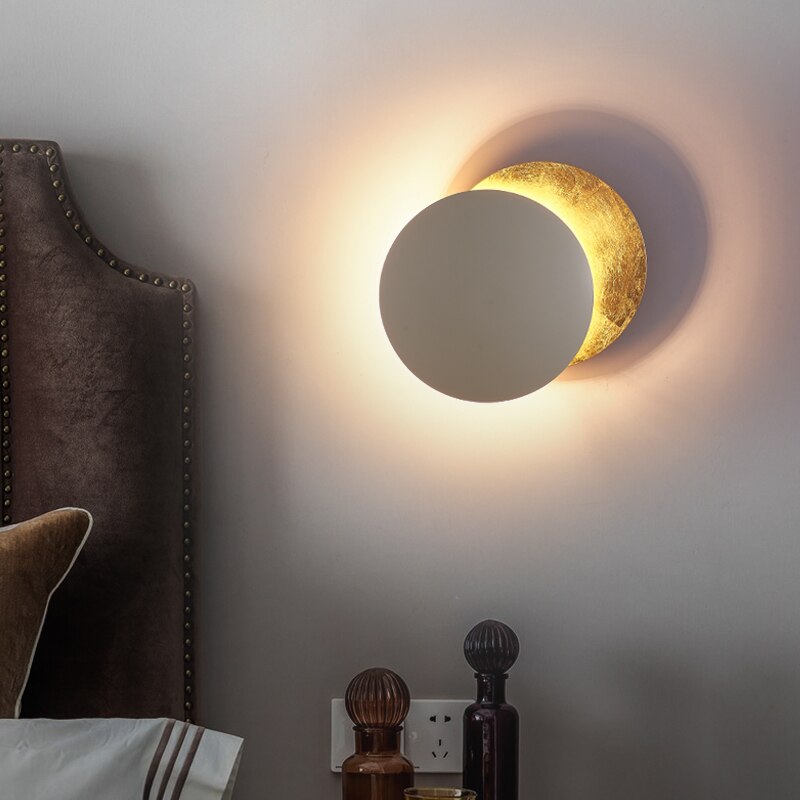Lunaris vegglampe | Moderne veggarmatur inspirert av solformørkelse