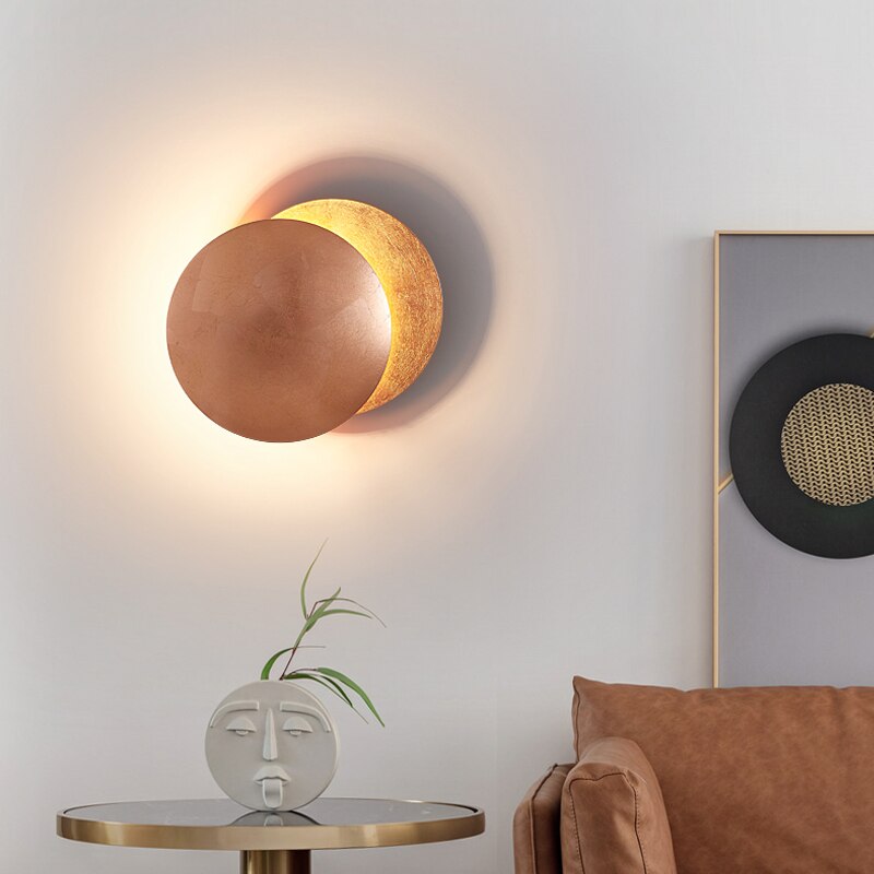 Lunaris vegglampe | Moderne veggarmatur inspirert av solformørkelse