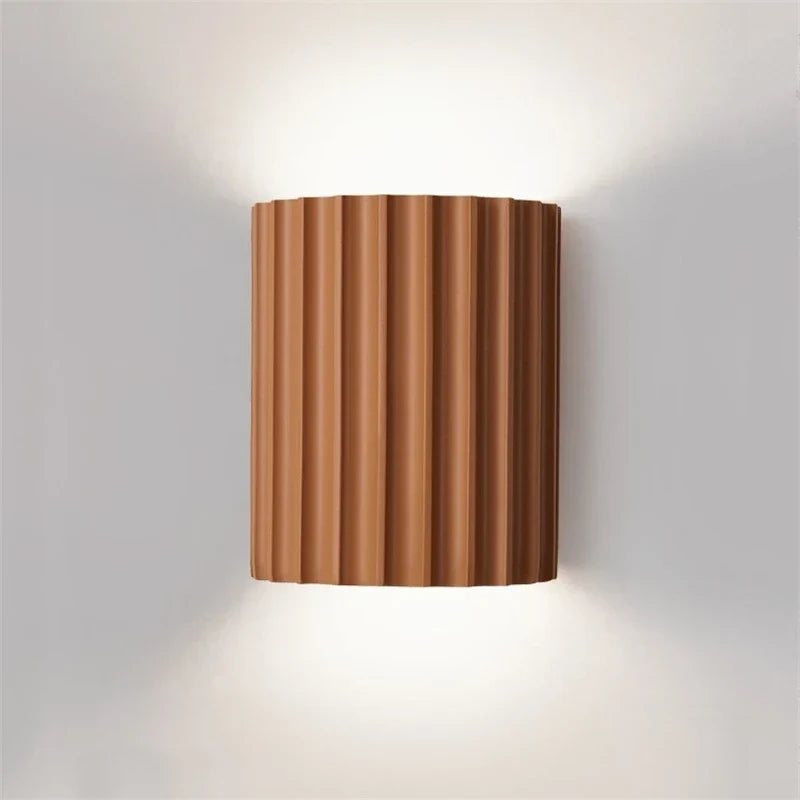 Nordisk moderne resin-vegglampe | Stilig innendørs vegglys