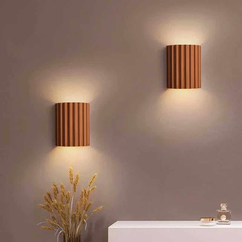 Nordisk moderne resin-vegglampe | Stilig innendørs vegglys