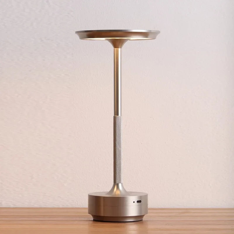Oppladbar berøringslampe | Dimbar LED-bordlampe