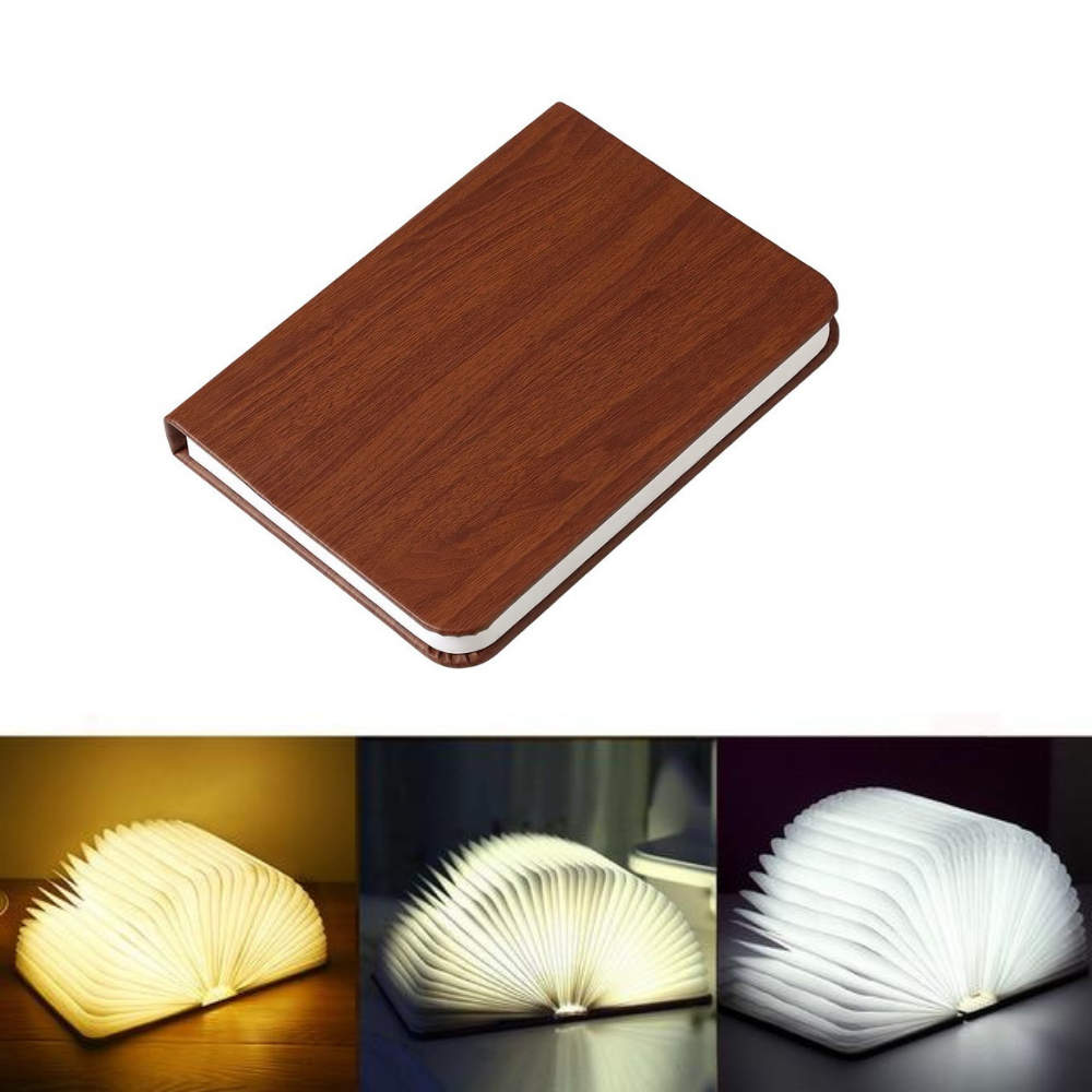 Lumibook bordlampe | 360° sammenleggbar oppladbar lampe