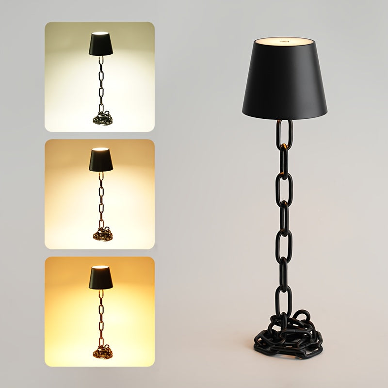 Moderne lenkedesign bordlampe | Oppladbar berøringsstyrt LED-lampe