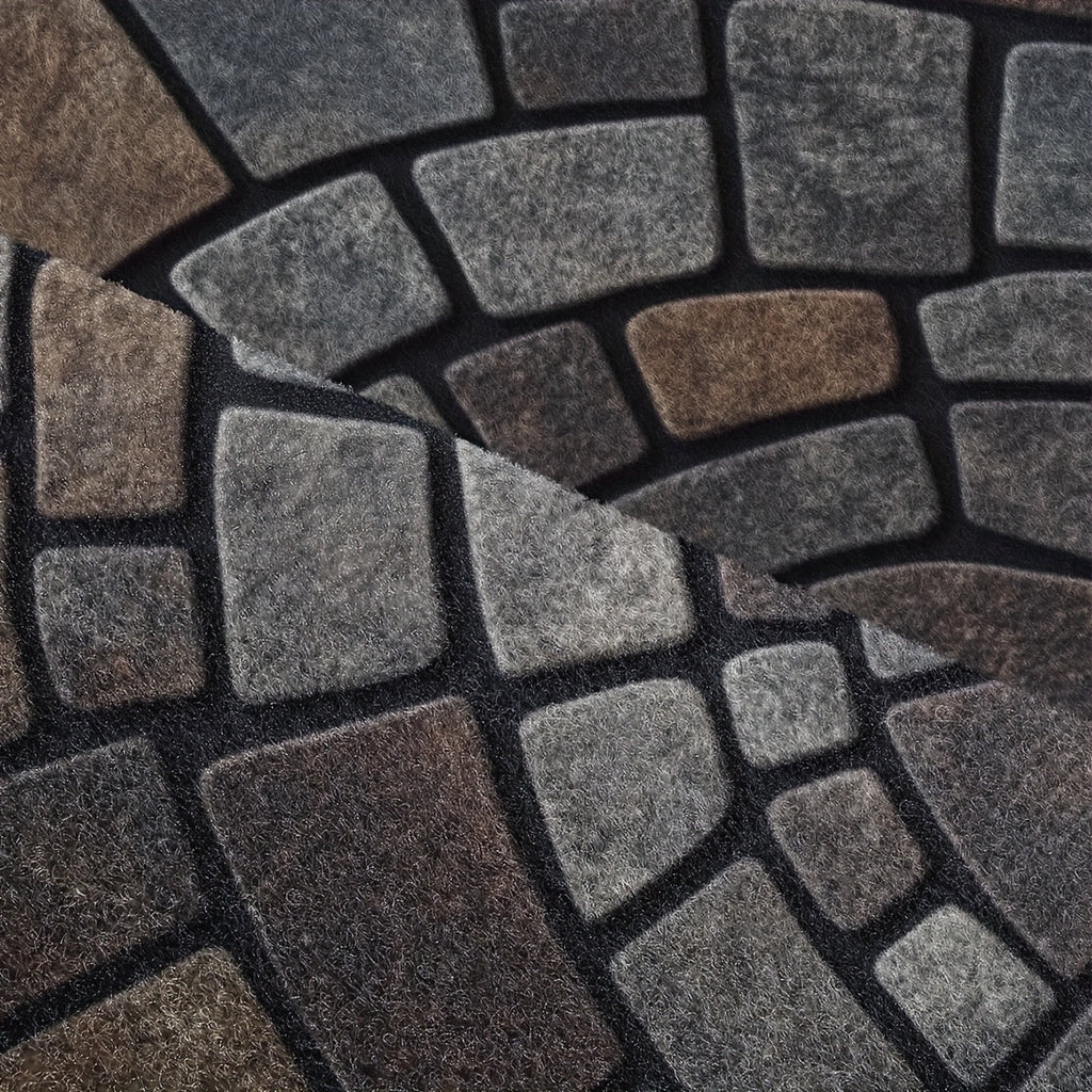 Halvsirkel mosaikkdørmatte | Til inne- og utebruk