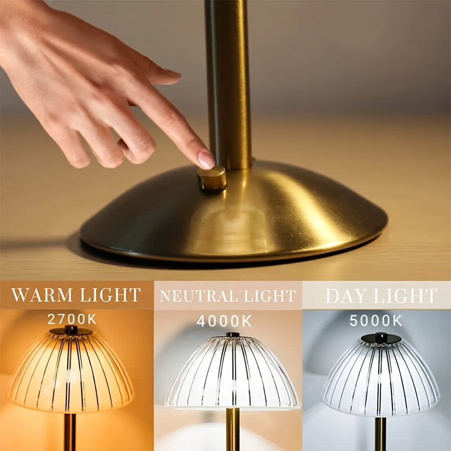 Golden Touch bordlampe | USB-oppladbar
