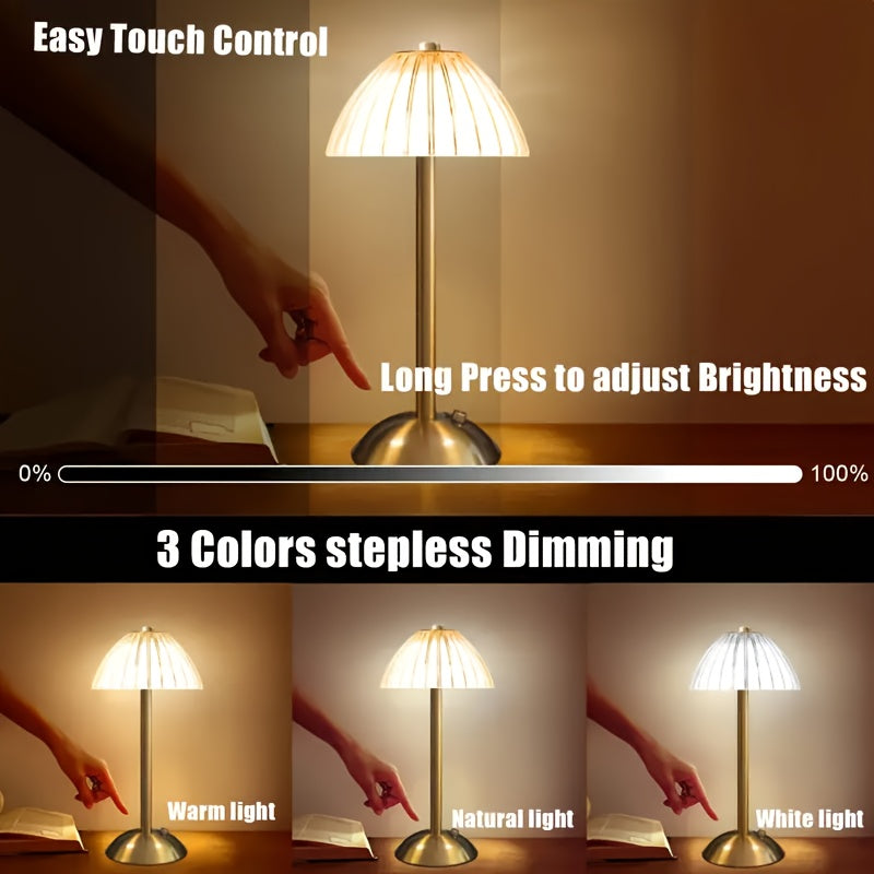 Golden Touch bordlampe | USB-oppladbar