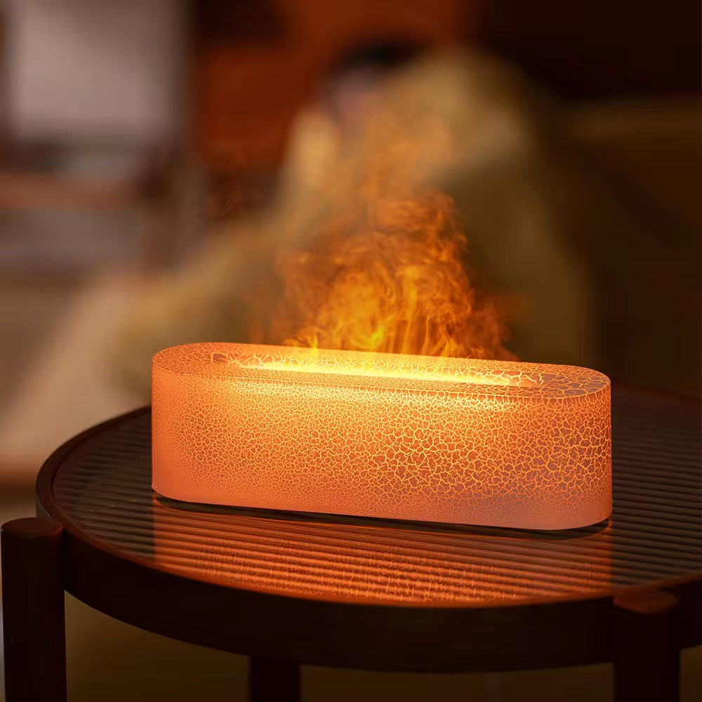 Fargeskiftende luftfukterlampe | Med timer og nattlys-diffusor
