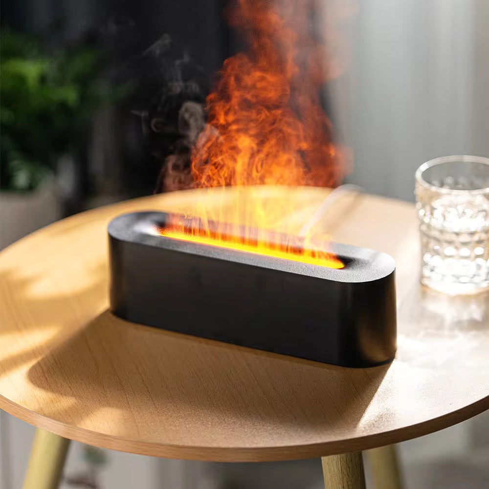 Fargeskiftende luftfukterlampe | Med timer og nattlys-diffusor