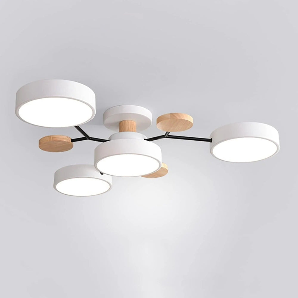Energieffektiv taklysekrone | Halvinnfelt LED
