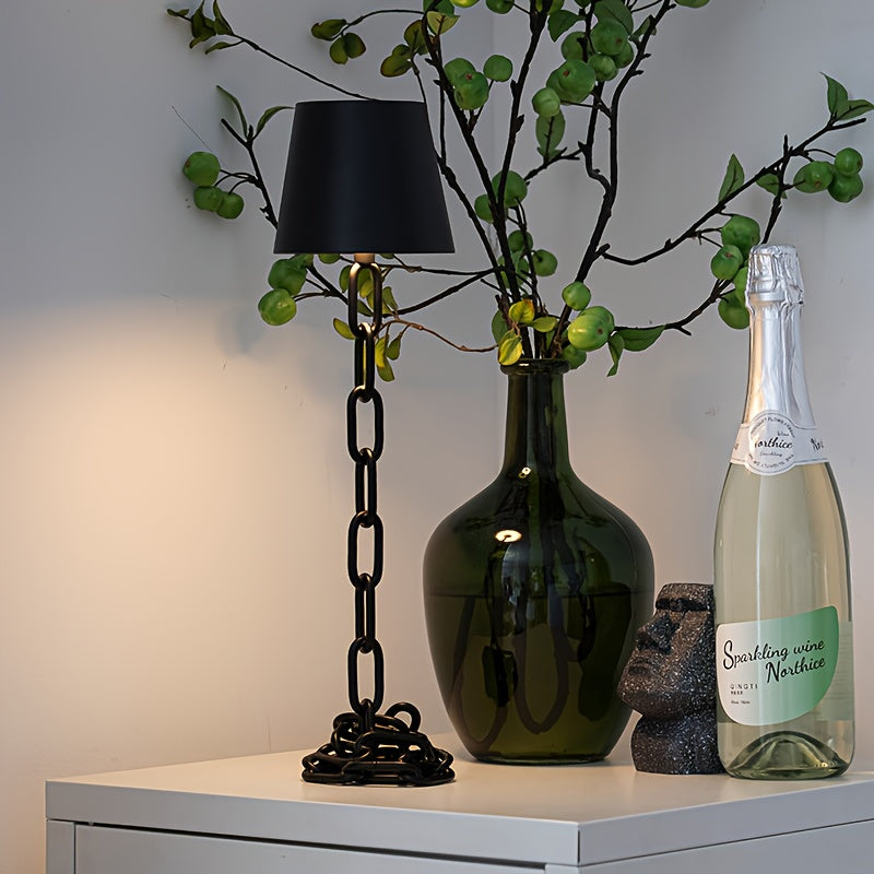 Moderne lenkedesign bordlampe | Oppladbar berøringsstyrt LED-lampe