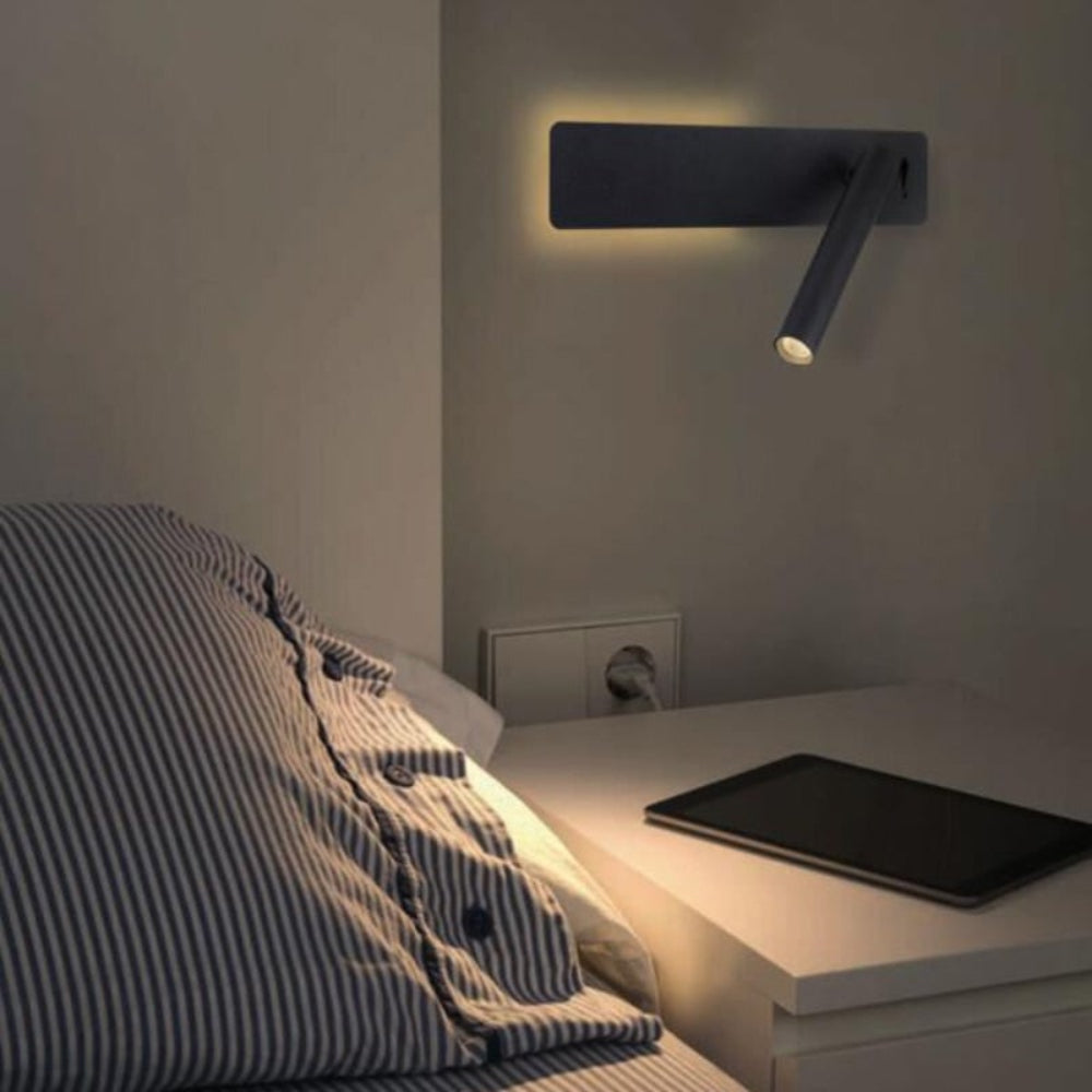 LED-vegglampe | Moderne justerbar lesearm