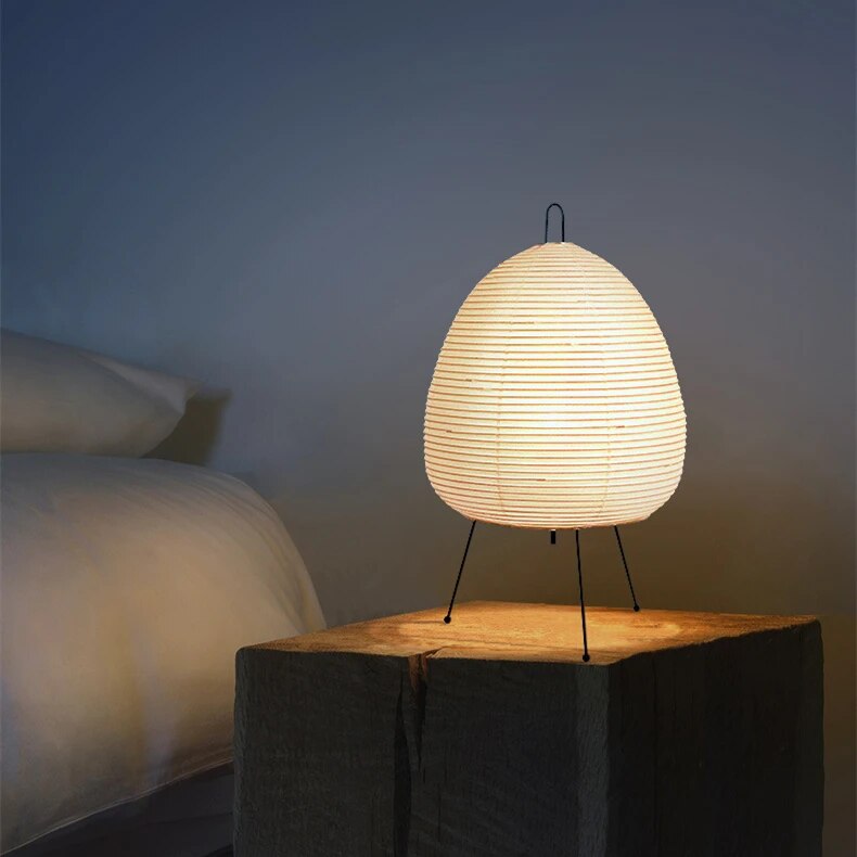Japansk rispapirlampe | Minimalistisk zen-belysning