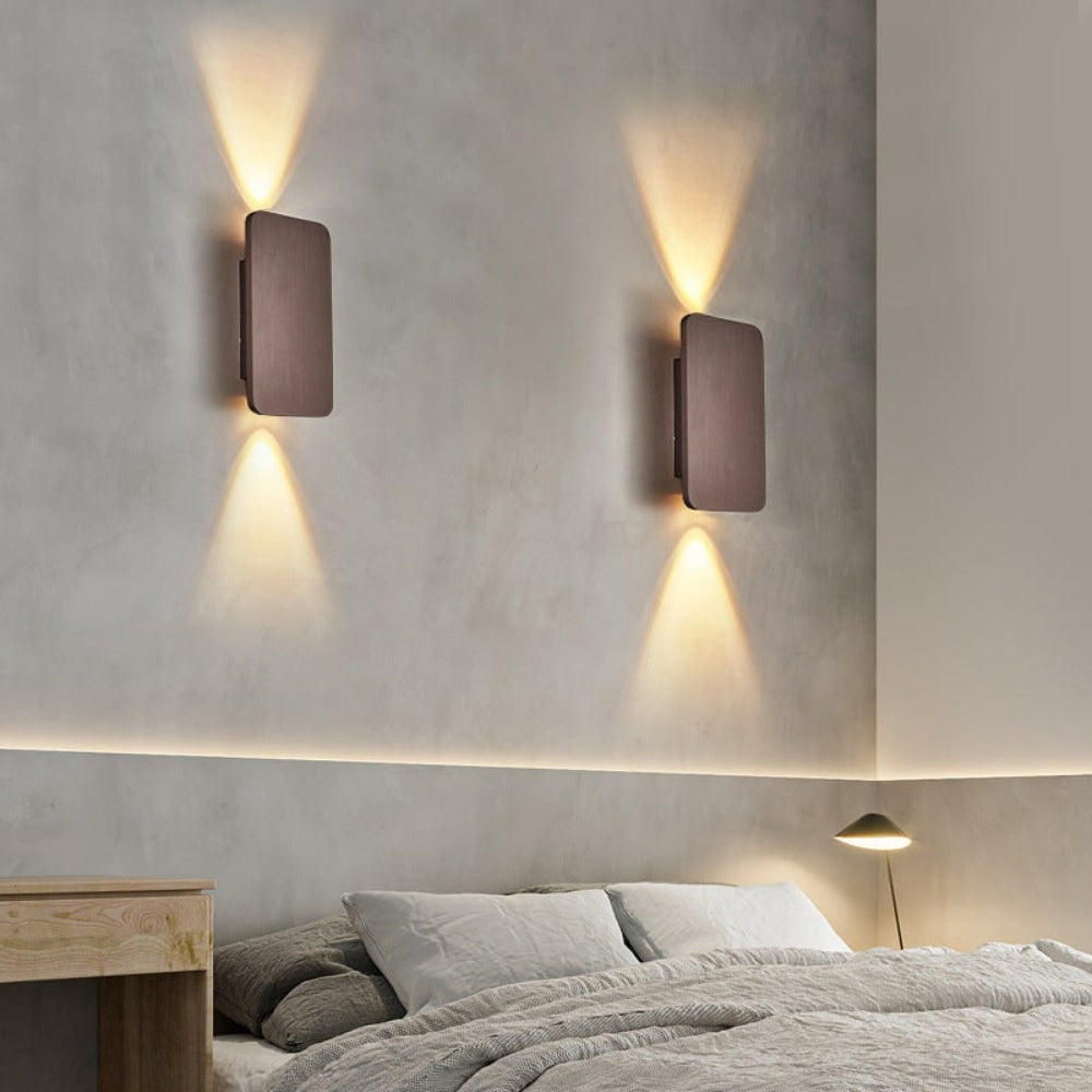 Moderne kvadratisk vegglampe | Dekorativt innendørslys