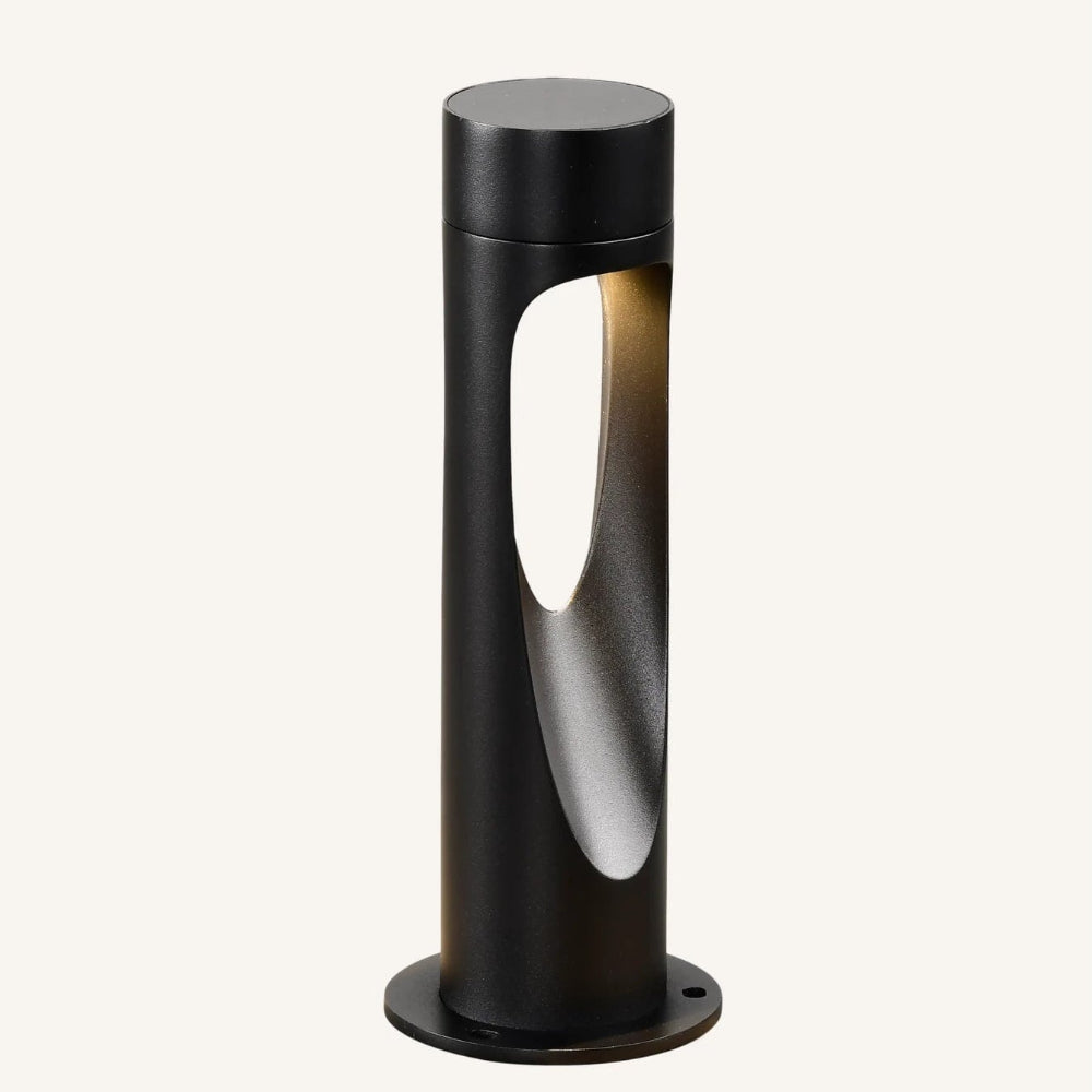 Outdoor floor lamp | Weatherproof LED with high round base