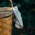 Woven natural-fibre storage basket