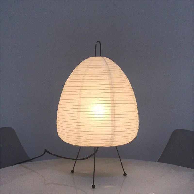 Japansk rispapirlampe | Minimalistisk zen-belysning
